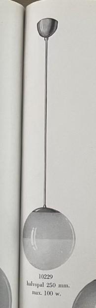 Harald Notini, a model '10229' ceiling lamp, Arvid Böhlmarks Lampfabrik, 1930's/40's.