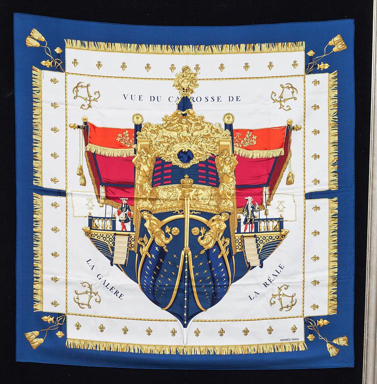 SCARF, "Vue du carosse de la galere la reale", Hermès.