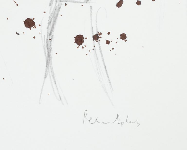 PETER DOHERTY, litografi, blandteknik, signerad och numrerad 24/25.
