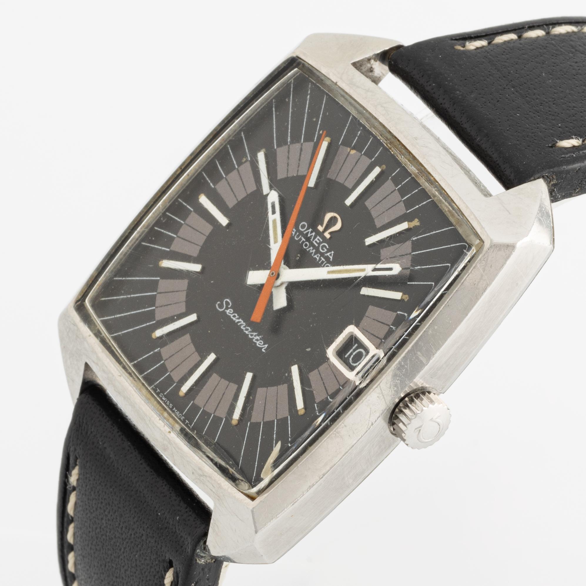 Omega, Seamaster "Compressor", armbandsur, 33.5 x 33.5 mm.