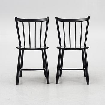 Børge Mogensen, stolar, 6 st, modell J49, Fredericia Furniture, Danmark.