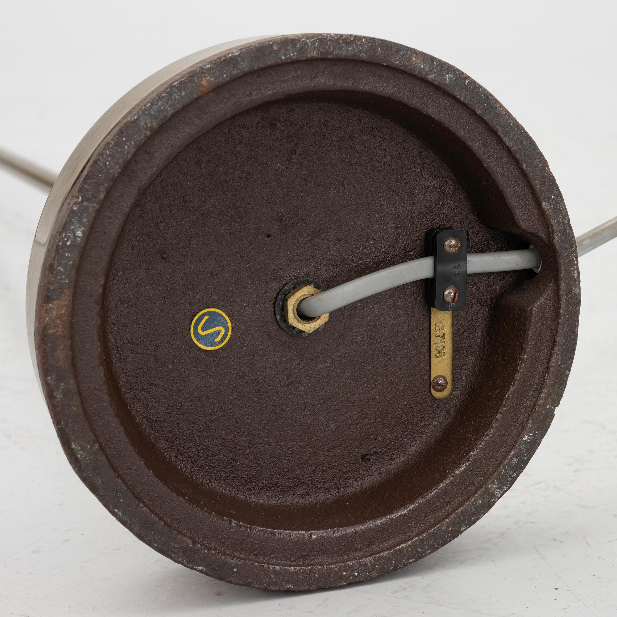 A floor lamp, Boréns, Borås, mid-20th century.