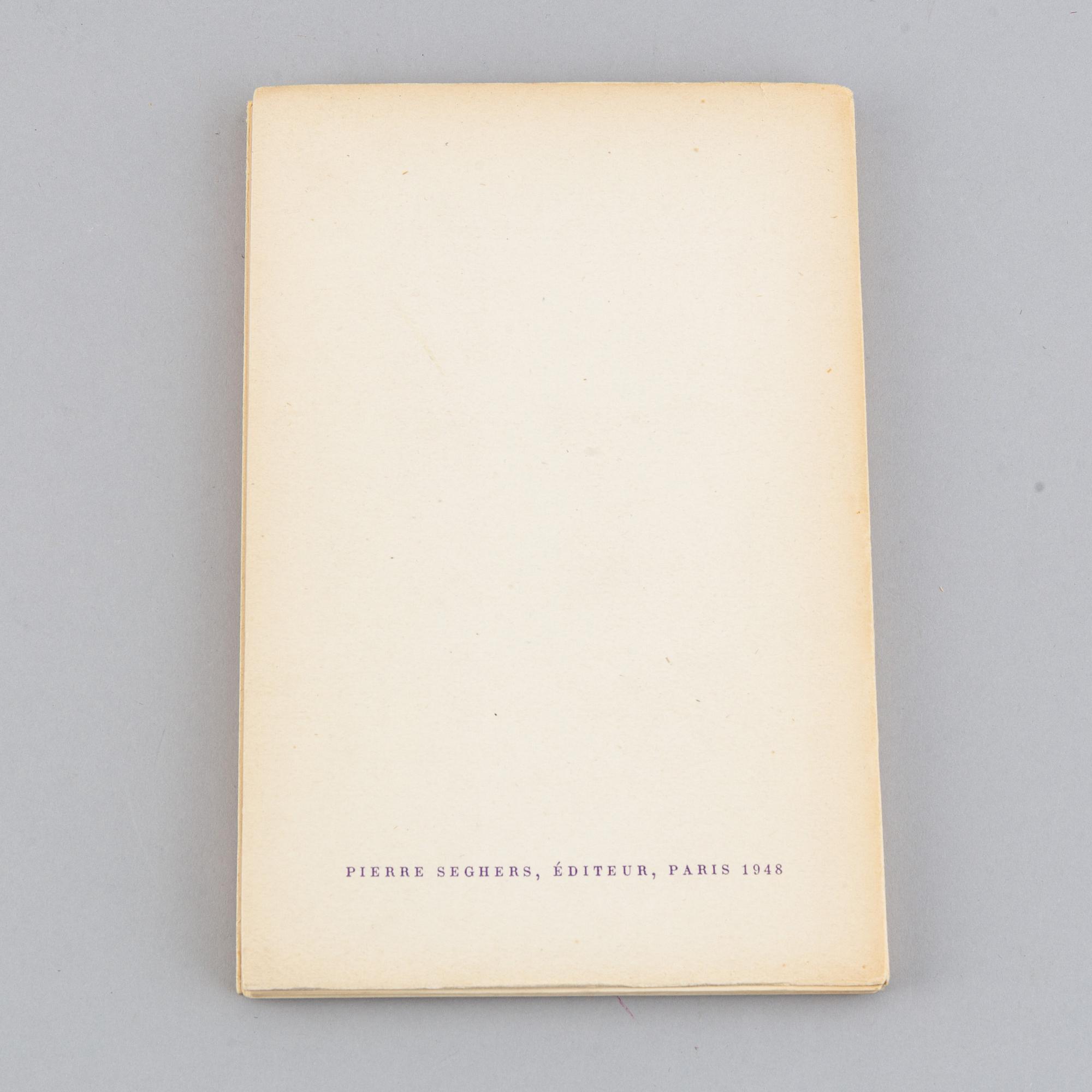 BOOK, Ernst, Max - Eluard, Paul - A l'interieur de la vue. 8 poemes visibles.