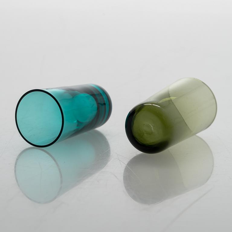 Kaj Franck, karaff och glas, 17 st. Notsjö 1900-talets mitt.