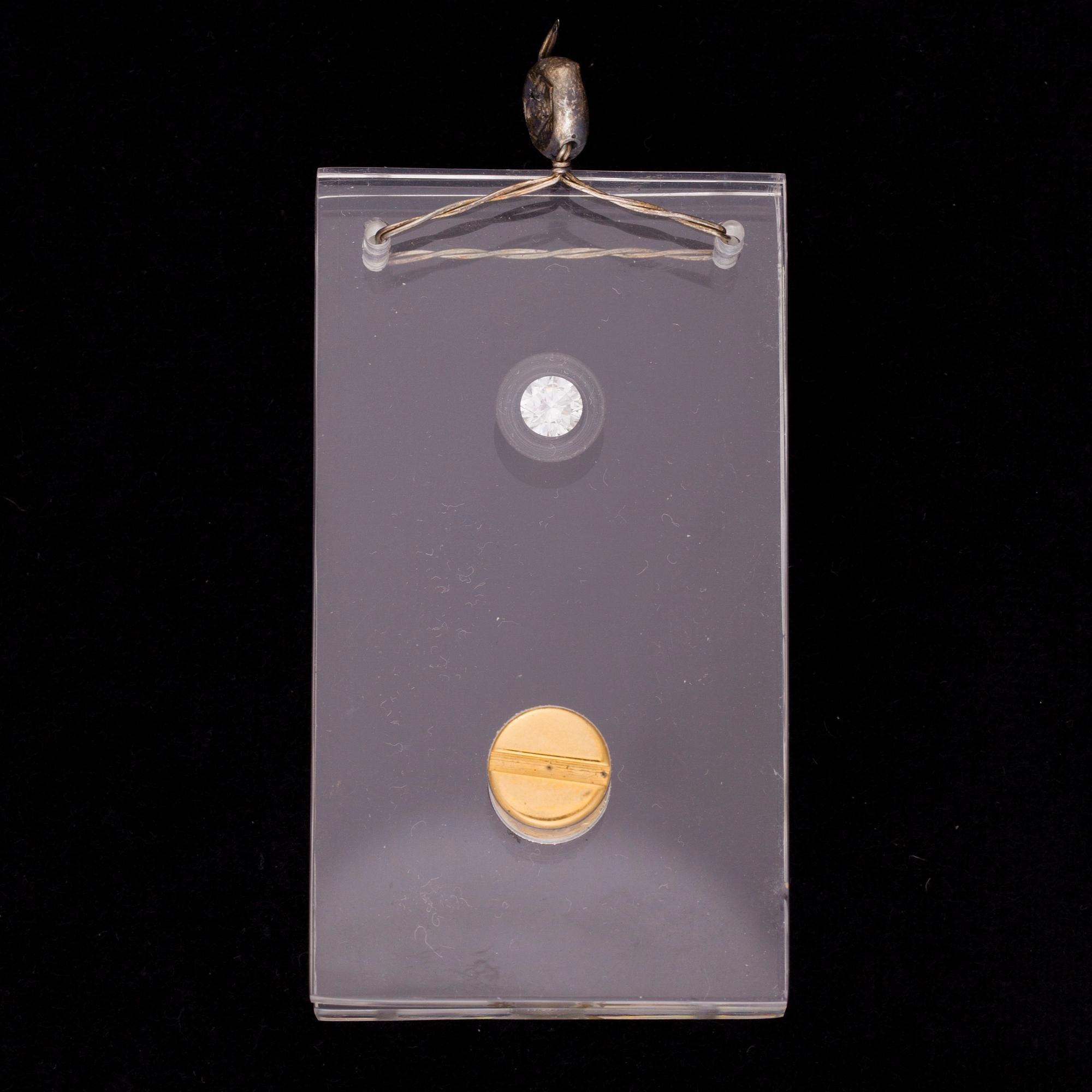 DIAMANT, briljantslipad 0,48 ct F-G (Top Wesselton) / VVS1.