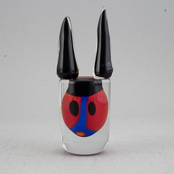 Erik Höglund, a glass sculpture / vase, Strömbergshyttan, Sweden 1992.