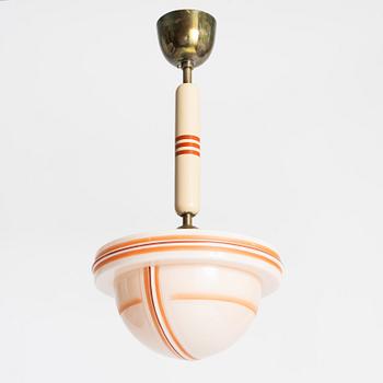 Ceiling lamp, 1930s/40s.