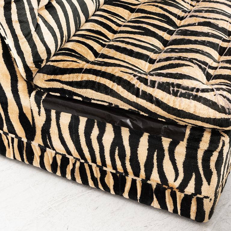 A sofa in 5 modules,  1970s.