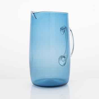 Tapio Wirkkala, a 12-piece set of mid-century '4090' drinking glasses and a pitcher '2303' for IIttala.
