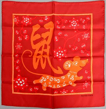 SCARF, "L'annee du Rat", Gavoche, Hermès, Paris.