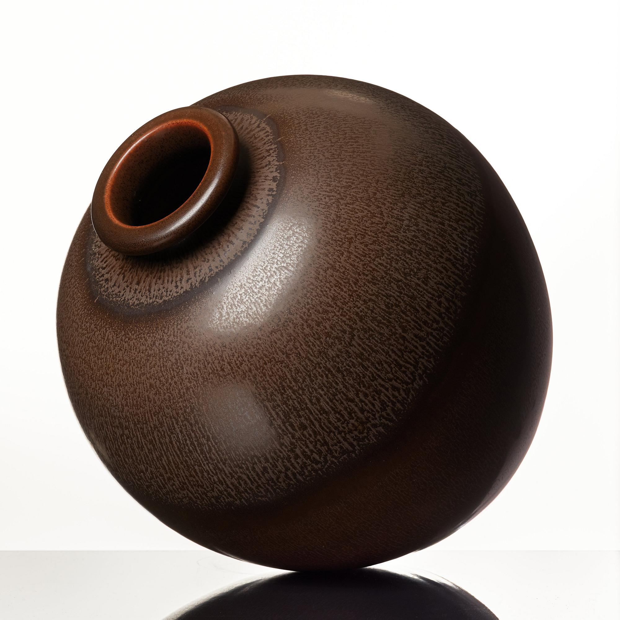 Berndt Friberg, a large stoneware urn, Gustavsberg studio, Sweden, 1968.