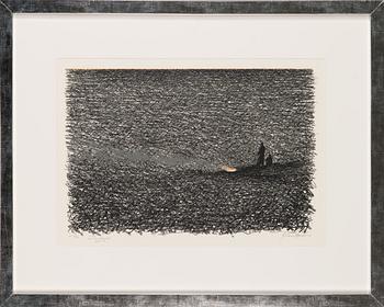 Kimmo Kaivanto, serigrafia, signeerattu ja päivätty-79. Merkattu H.C. VIII/XX.