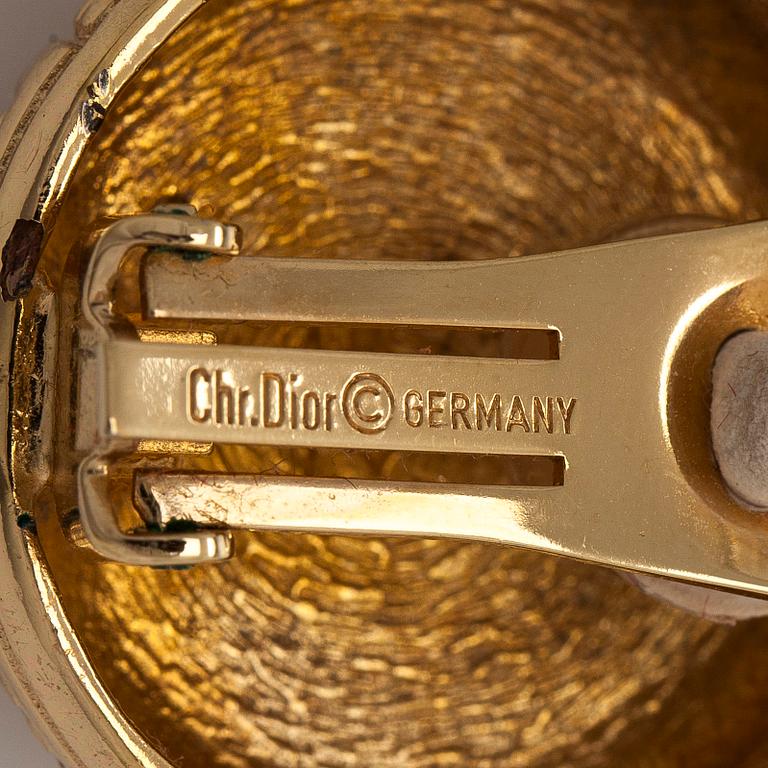 Christian Dior, örhängen, 2 par, bijouteri.