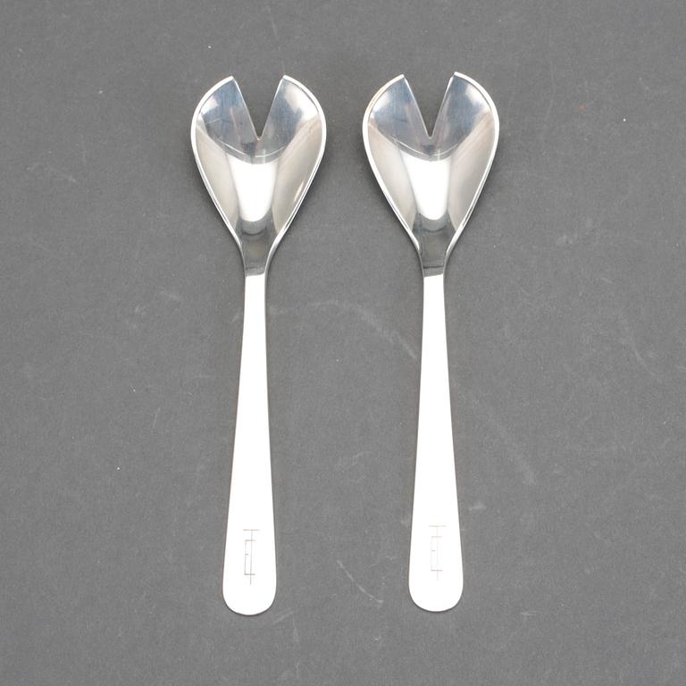 OSTRONSKEDAR, 2 st, sterlingsilver, Wiwen Nilsson, Lund, 1960. Vikt ca 58 gram.