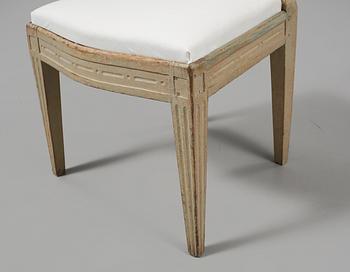 STOLAR, ett par, gustavianska, sent 1700-tal/tidigt 1800-tal.