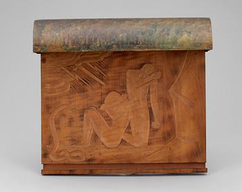 VÄGGLAMPETT, David Wallin, tillskriven, sign och dat, -36.