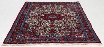 Aso-called "Rosen Bidjar" rug, a. 213 x 138 cm.