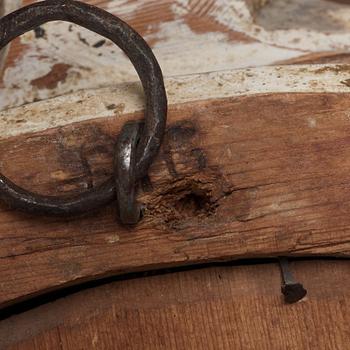 SPEGELLAMPETTER, för två ljus, ett par, av Johan Åkerblad (mästare i Stockholm 1758-1799), gustavianska.