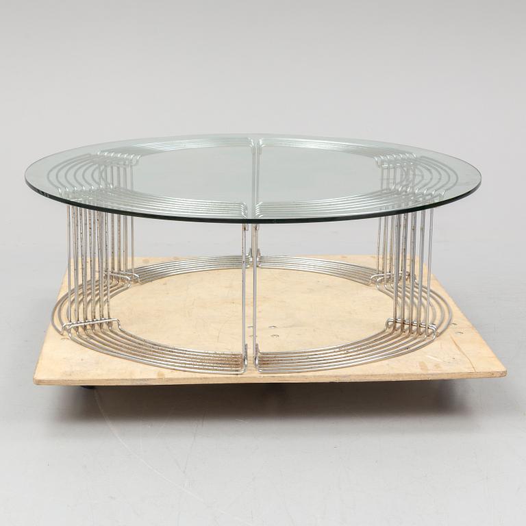 A 'Pantonova' coffee table by Verner Panton.