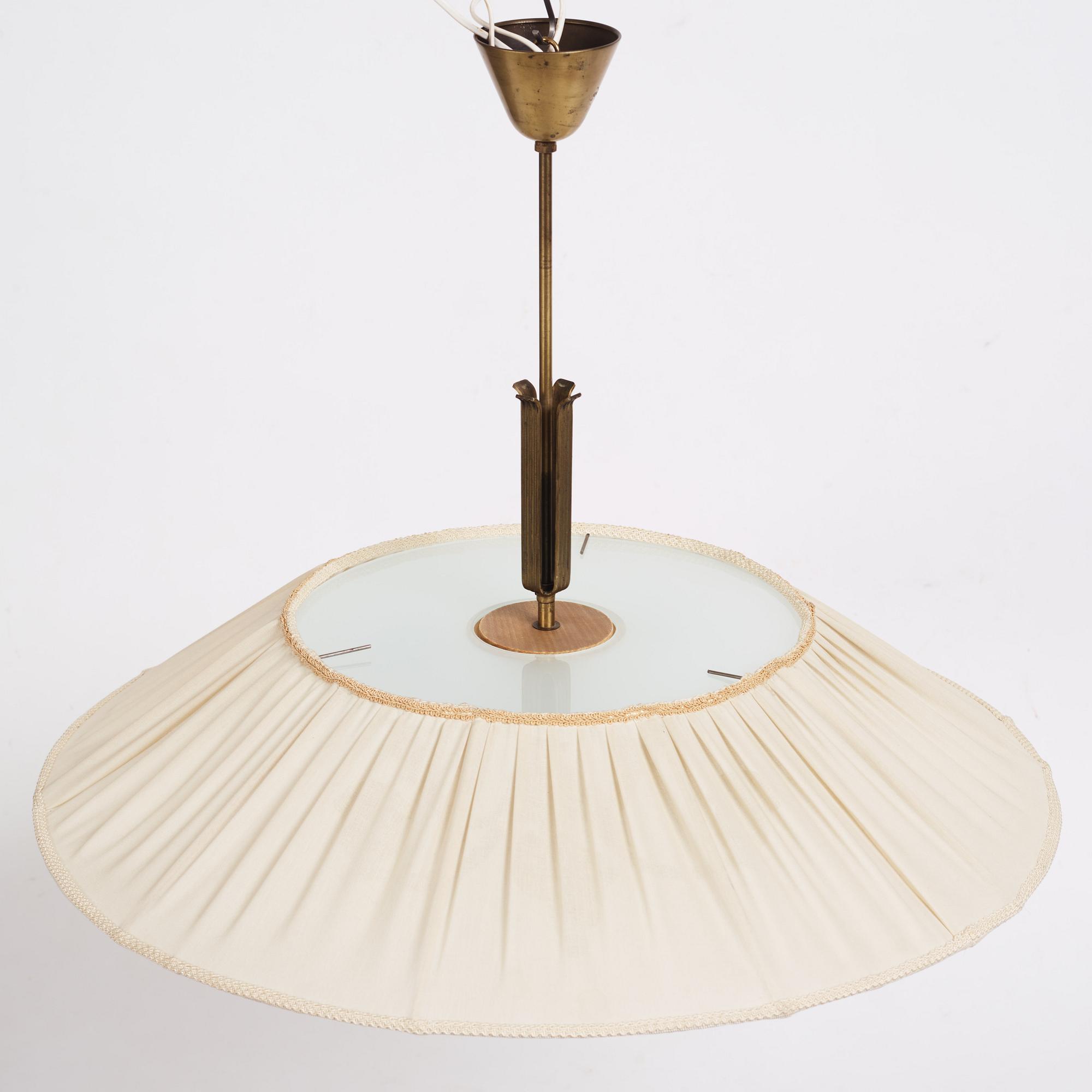 Harald Notini, taklampa, modell "11395", Arvid Böhlmarks Lampfabrik, 1940-tal.