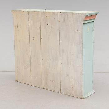 ÖVERSKÅP, allmoge, 1800-talets andra hälft.