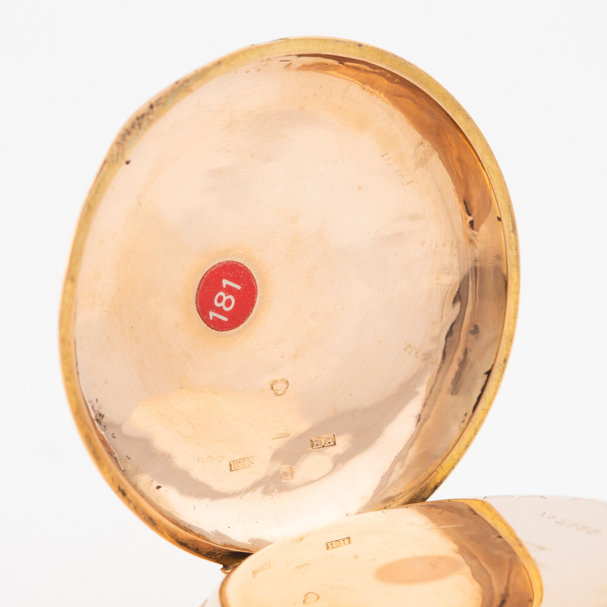 Halda, pocket watch, 49.5 mm.