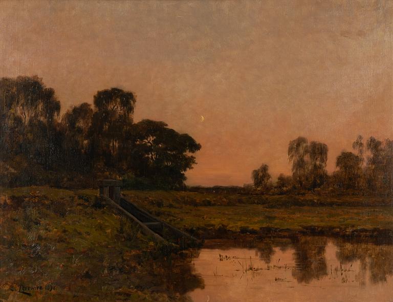 Clovis Frederick Terraire, Twilight Landscape.