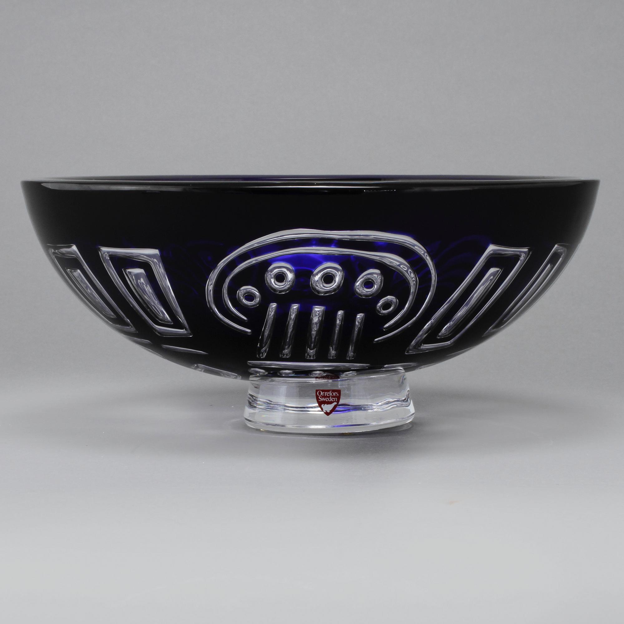 SKÅL, glas, Lars Hellsten, Orrefors Gallery, 1988.