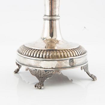 Johan Grönwall granulated sugar bowl, silver, Vänersborg, 1830, Empire style.