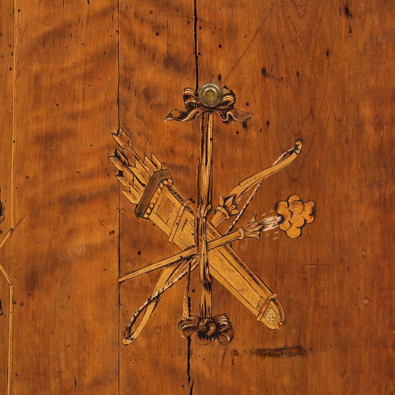 A Gustavian marquetry commode by N. P. Stenström (master in Stockholm 1782-90).