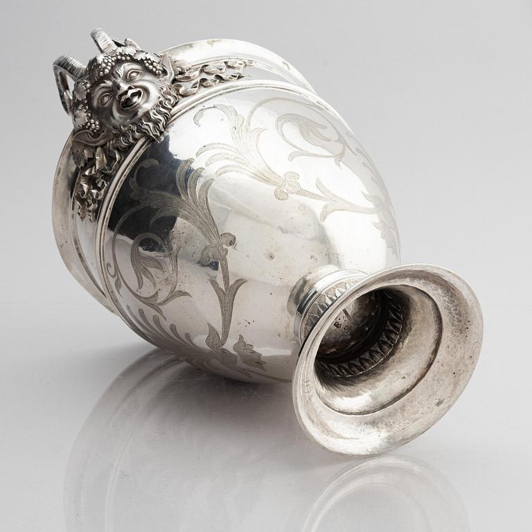 A pair of Swedish 18th century silver wine coolers, marks of Pehr Zethelius, Stockholm 1793.