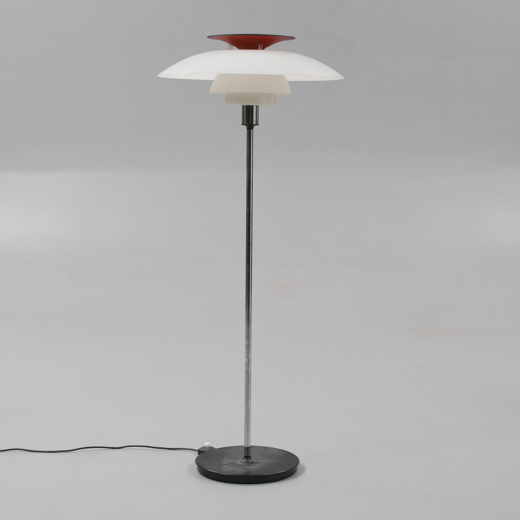 GOLVLAMPA, "PH-80", Poul Henningsen för Louis Poulsen, 1900-talets andra hälft.