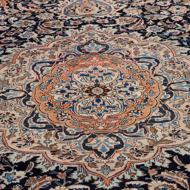 A KASHMAR RUG, 386 x 300 cm.