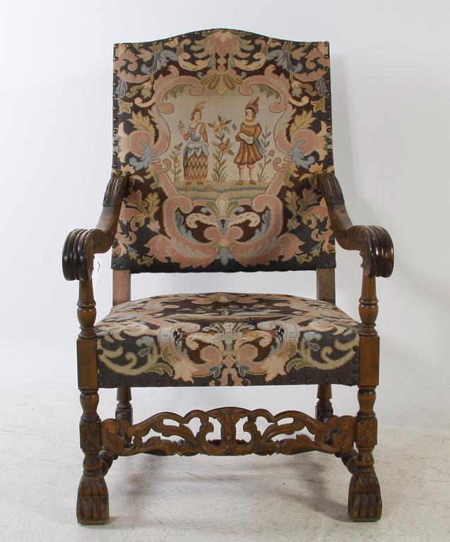 KARMSTOL, barockstil.