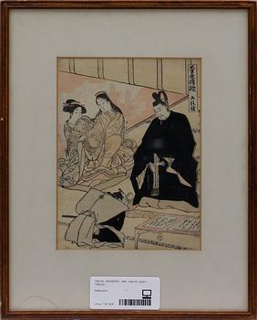 Katsukawa Shunchō · SHUNSHO, efter, träsnitt, Japan, 1900-tal.
