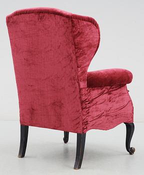 FÅTÖLJ, nyrokoko, 1800-talets slut.