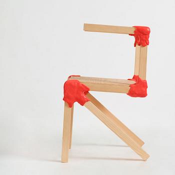 Jerszy Seymour, "Amateur Workshop chair", karmstol, Studio Jerszy Seymour, Berlin ca 2010.