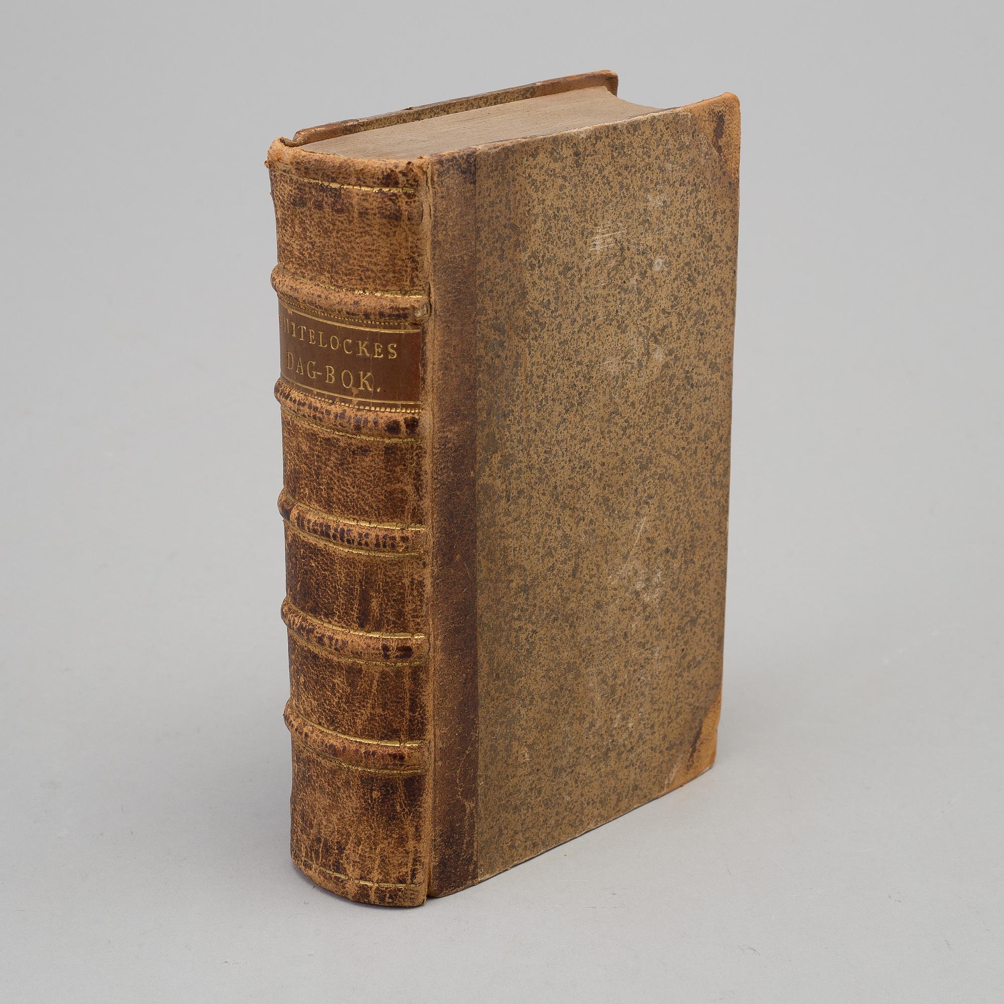 BOK, Bulstrode Whitelocke:en, Uppsala 1777.