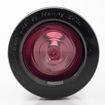 Nanny Still, flaskor, 10 st, signerade Riihimäen Lasi O.Y Nanny Still.