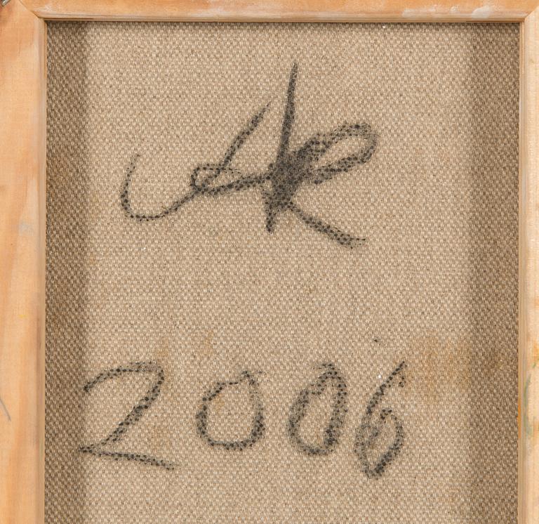 Anna Retulainen, öljy kankaalle, signeerattu ja päivätty 2006 a tergo.