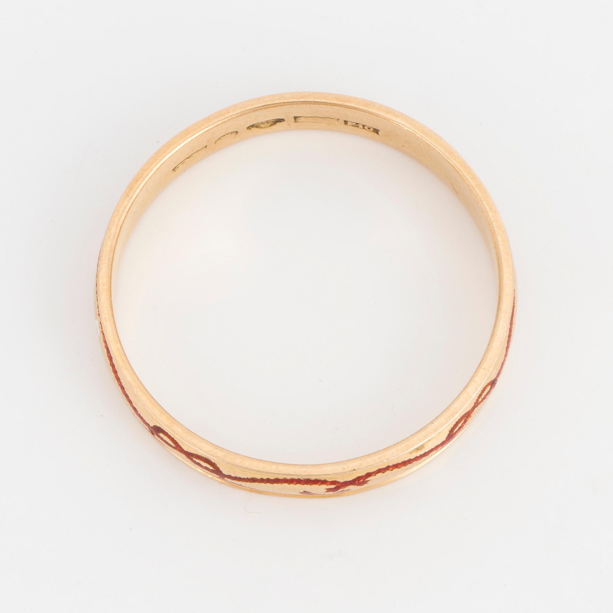 RING, Tempelriddareorden, 18K guld.