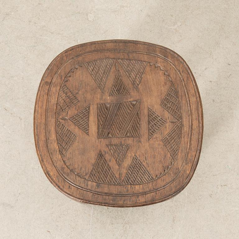 Stool, Nupe, Nigeria mid-20th century.