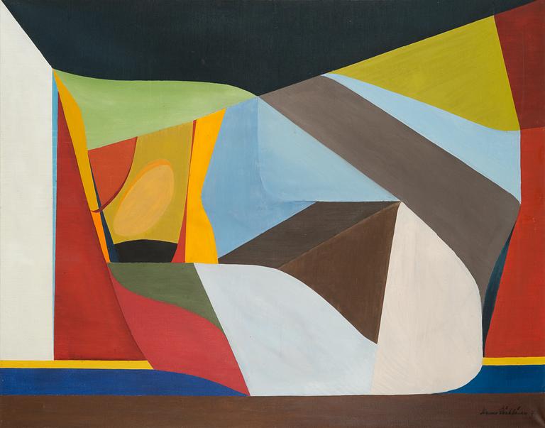 Hannu Rönkkönen, oil on canvas, signed and dated -70.