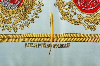 A silk Hèrmes scarf France later part of the 20th century.