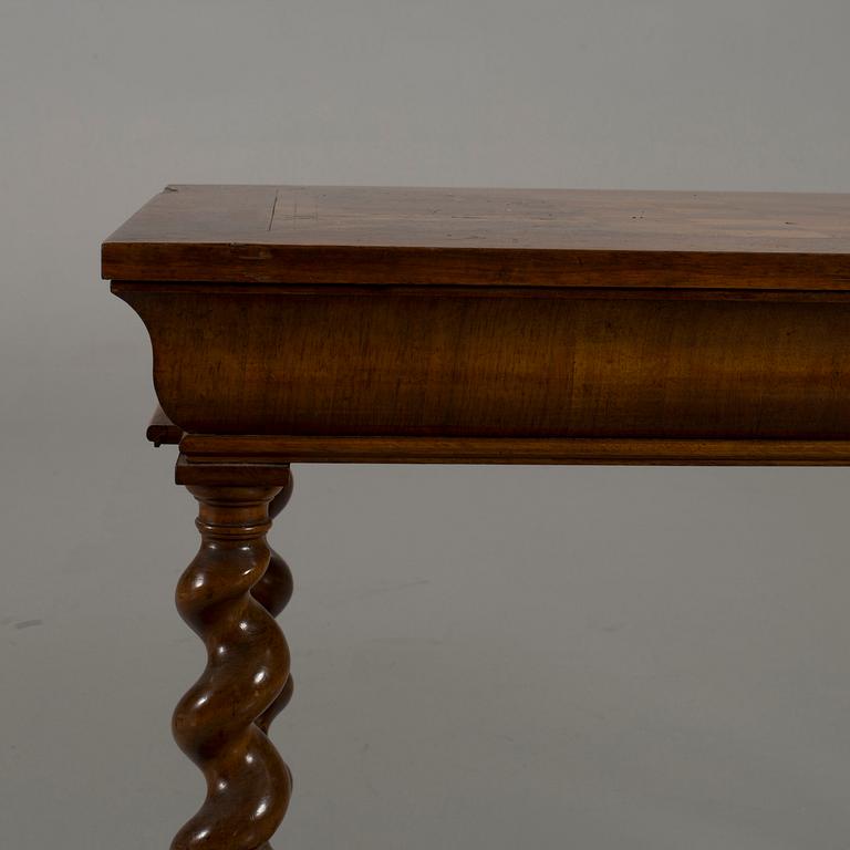 A Swedish Baroque style game table 19th century.