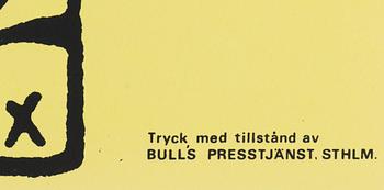Moomin, offset poster.