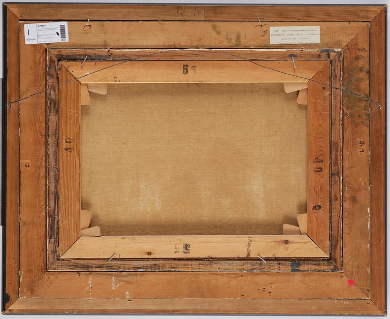 Mosse Stoopendaal, Bullfinches in a winter landscape.