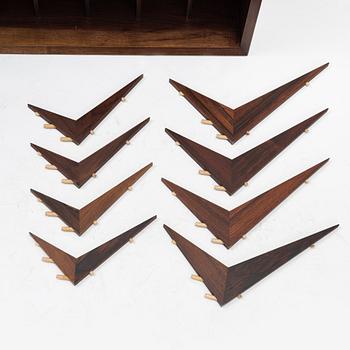 Poul Cadovius, a rosewood shelf system, 'System Cado' from Royal System, Denmark 1960's/70's.