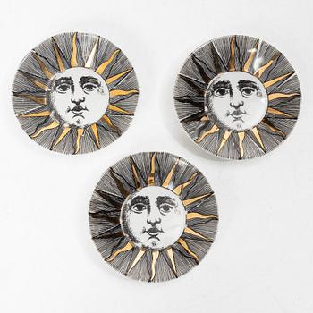 Piero Fornasetti, espressokoppar, 3 st, Fornasetti, Italien.