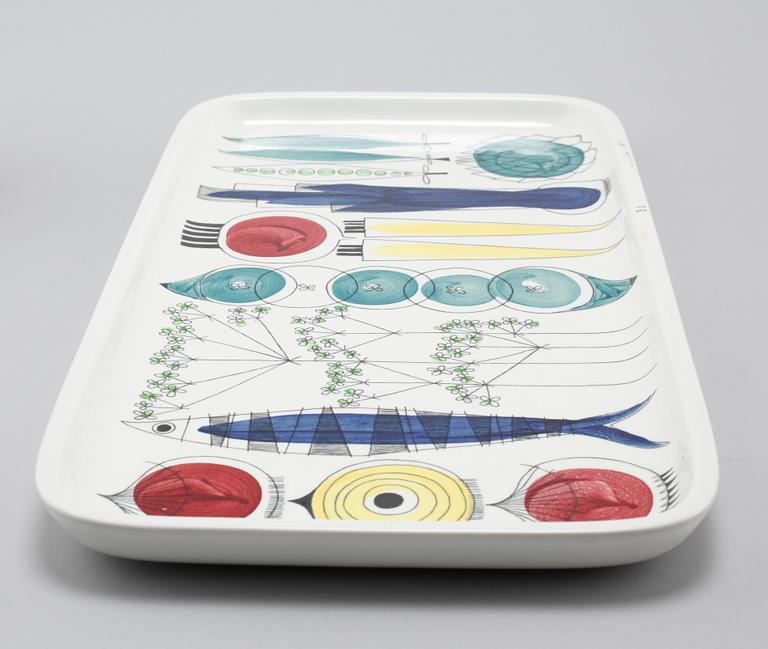 Four pieces of tableware by Marianne Westman for Rörstrand, model "Picknick", 1956-69.